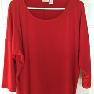 Red top by Chico size 2