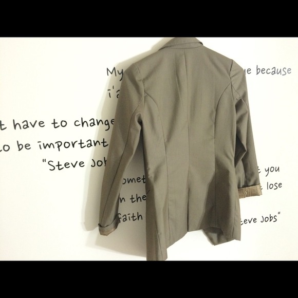Brown blazer jacket oversized - Picture 4 of 4