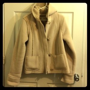 Old Navy coat. Used. Size L. Ivory color.