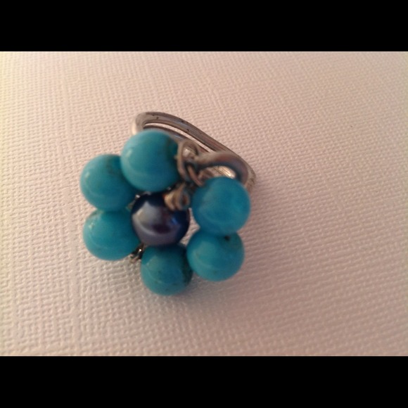 Turquoise one size fit all Ring