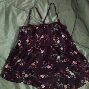 Hollister floral shirt