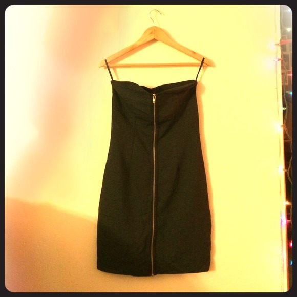 Dark Gray Mini Dress