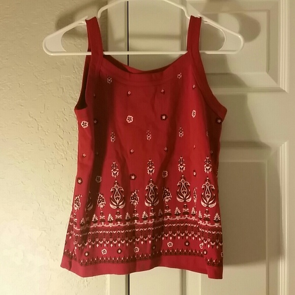 Finale price ~ Red bandana tank