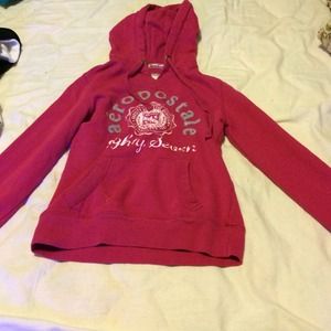 Long sleeve hooded sweatshirt