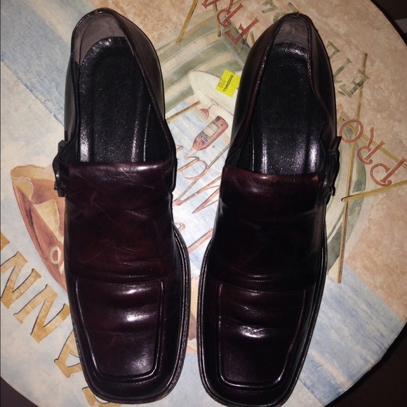 Joan&David wine leather shoes