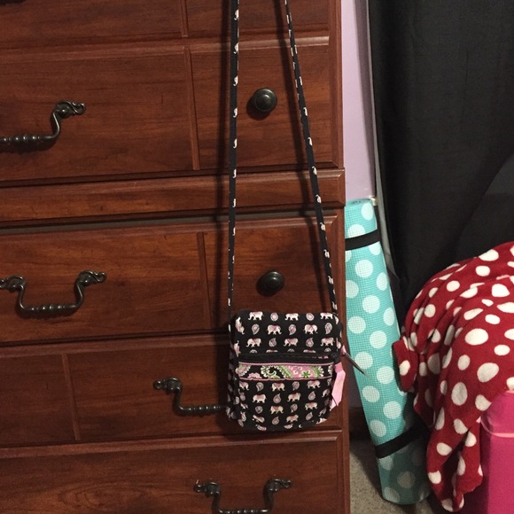 Vera Bradley Pink Elephant Crossbody