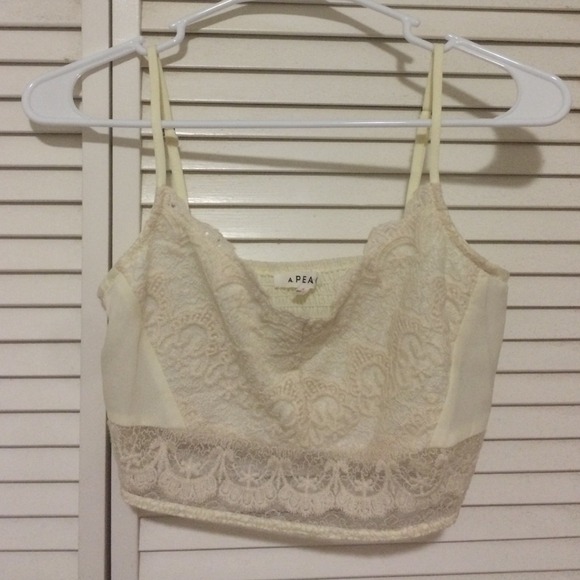 Lace crop top
