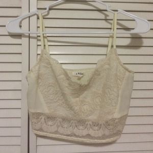 Lace crop top