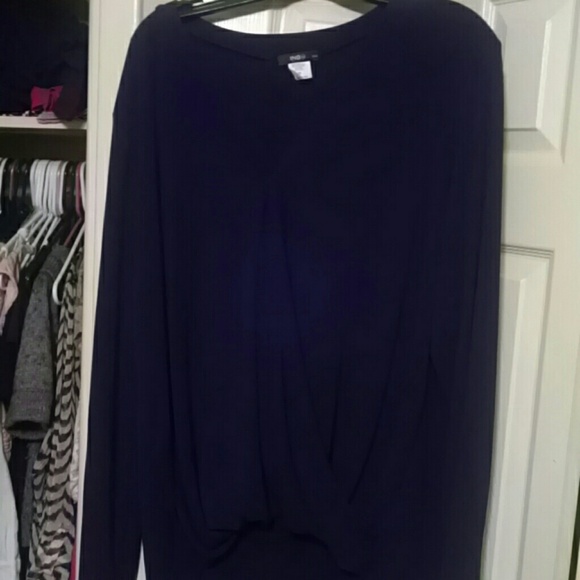 Womens Plus Size Black Blouse