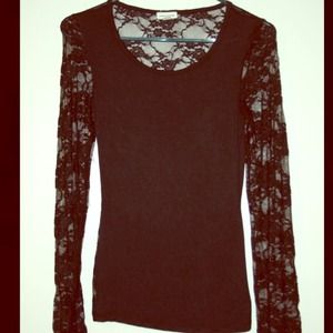Black lace longsleeve