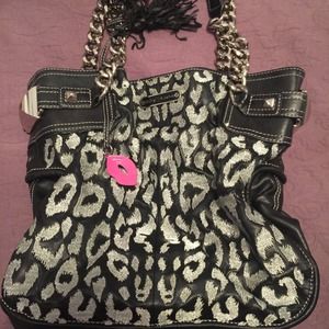 *SOLD OUT* Betsey Johnson Kat-Cha Fraze Black Tote