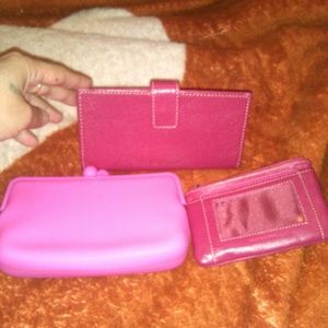 wallet, id wallet and coin bag