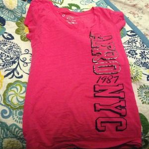 An Aeropostale v-neck.