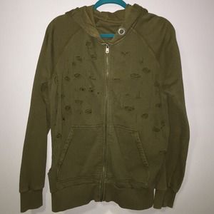 Alexander McQueen military hoodie