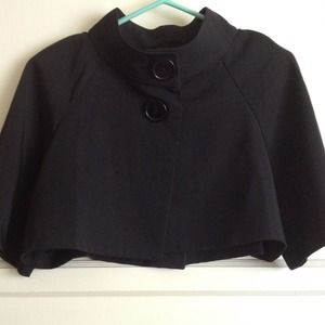 Super cute black capelet