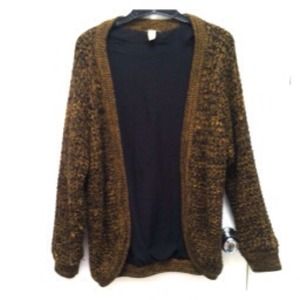 Forever 21 Thick Woven Wool Cardigan.