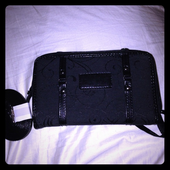 Thirty One Blk Parisian Jacquard Organizing Wallet