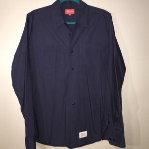 Supreme Navy work shirt