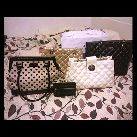 kate spade Handbags - 5-piece collection-  authentic Kate Spade