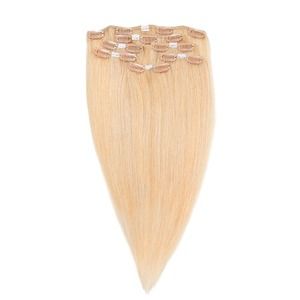 PLATINUM BLONDE 18" HUMAN HAIR EXTENSIONS