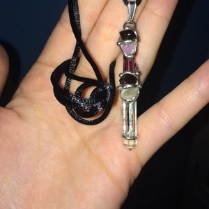 Purple and White Crystals