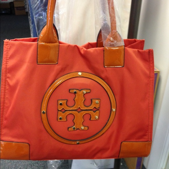 Orange Tory Burch Tote