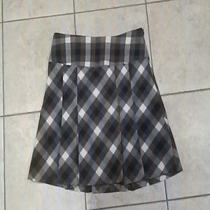 Black white and gray skirt