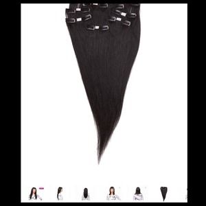 ‼️SOLD‼️ BLACK 18" HUMAN HAIR EXTENSIONS