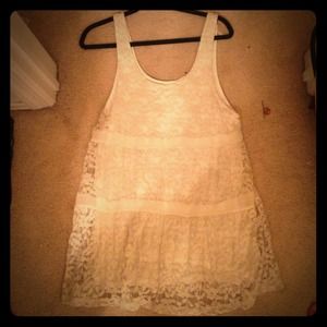 Kimichi Blue Lace Tank Top Size Large