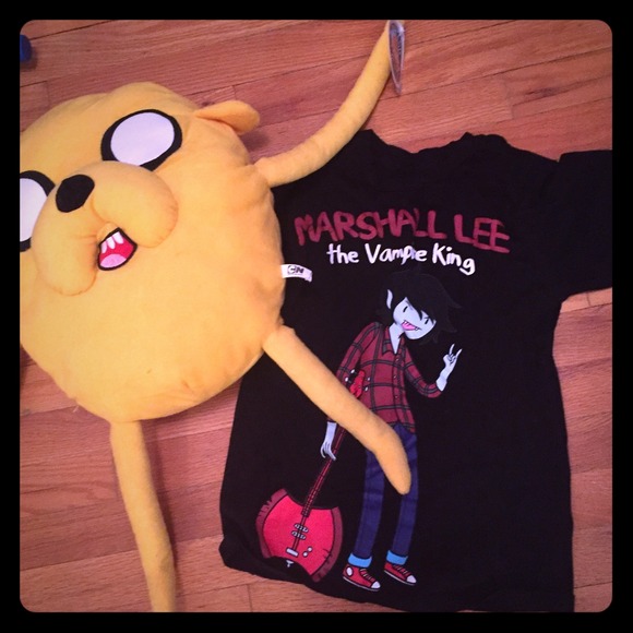 Adventure time shirt and stuffed animal
