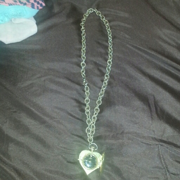 Sarah coventry watch necklace