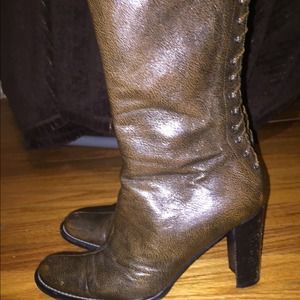 Cute, 3 inch heel, good condition, half calf boots