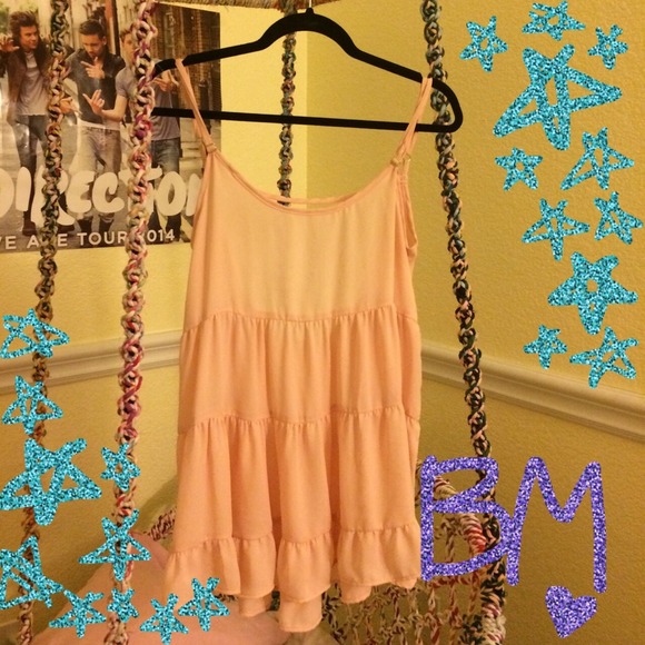 Brandy melville John Galt peach jada dress🍑