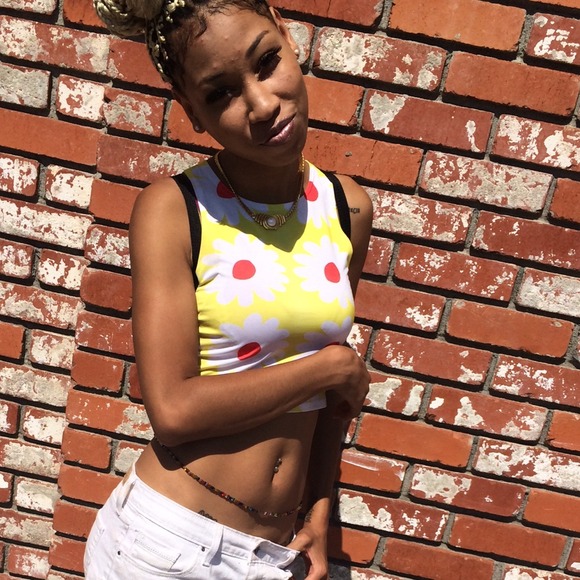 Daisy crop top