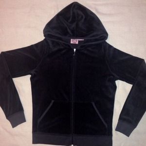 🌟JUICY COUTURE🌟 Dark Gray Velour Track Suit