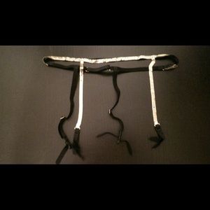 Gold-black shiny garter !!!