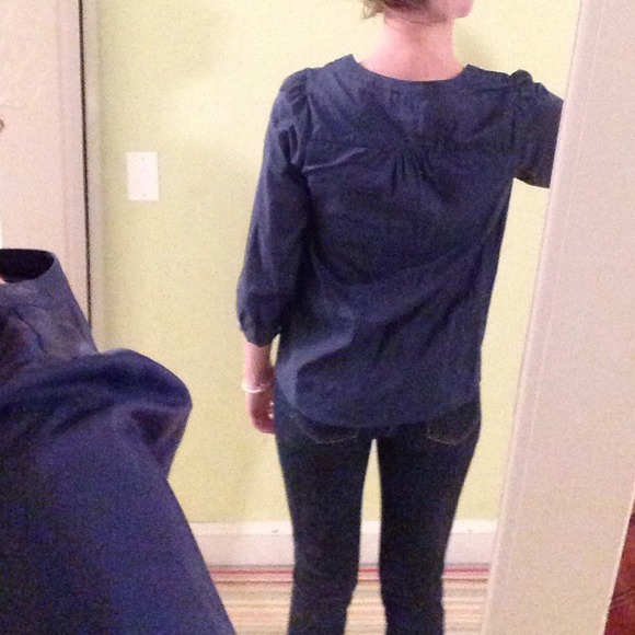 Navy blouse - Picture 2 of 4