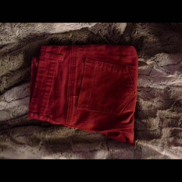 Ruby Red Ripped Skinny jeans - Picture 2 of 3