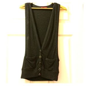 ❗️SALE TODAY ONLY❗️Gray Vest Button Up Jacket