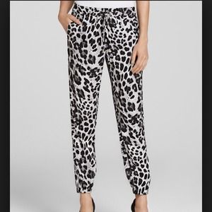 Michael Kors leopard pants size 6! Worn once!