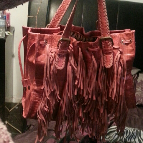 Big beautiful pink purse
