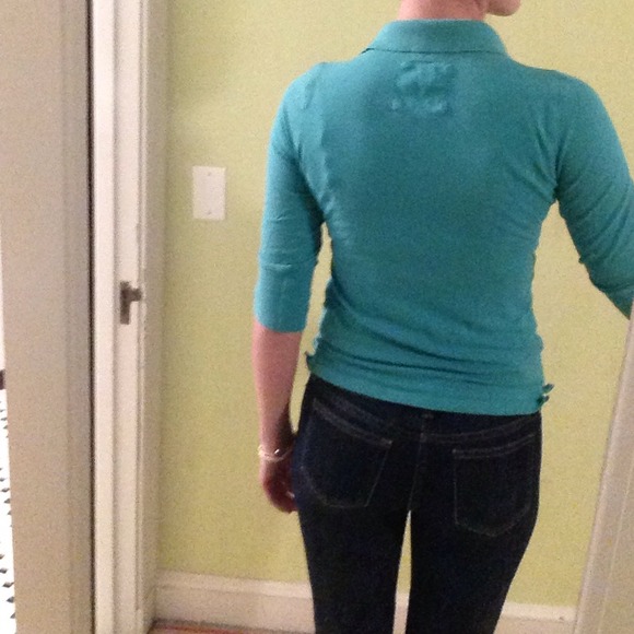 Three quarter sleeve polo shirt - Picture 2 of 4