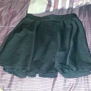 All black skirt