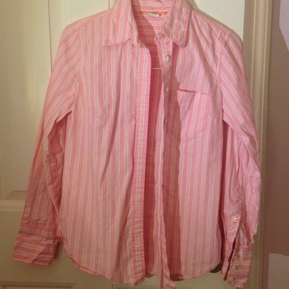Pink button down blouse - Picture 2 of 4