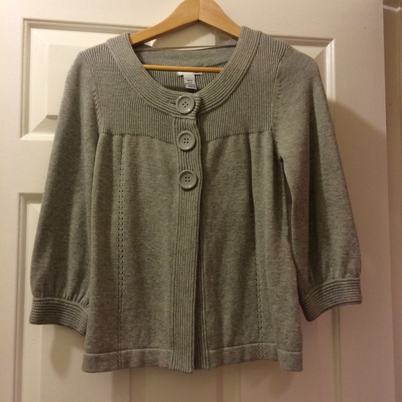 H&M Baby Doll Style Gray Cardigan