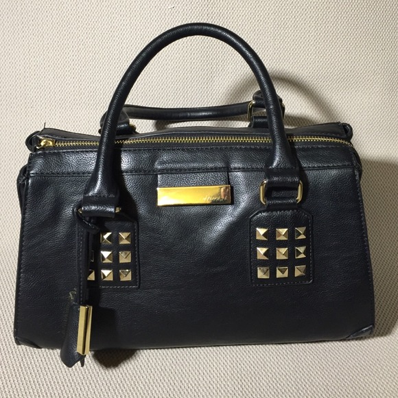 Forever 21 Handbags - Studded faux leather satchel
