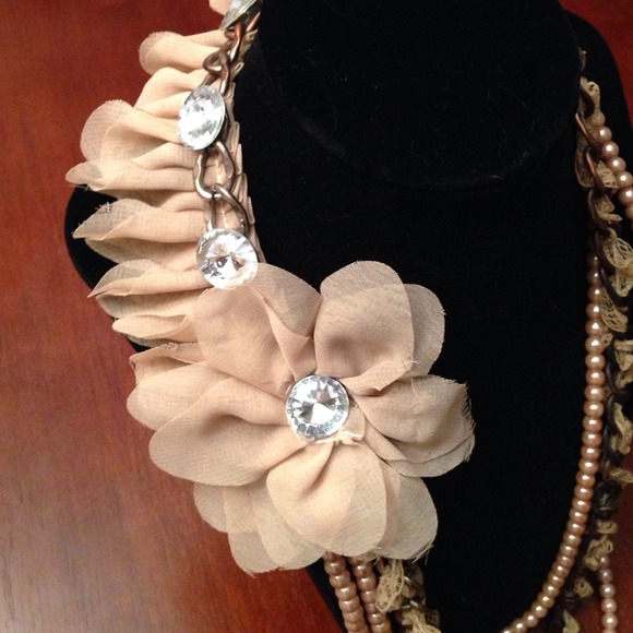 Unique Pearl Vintage Necklace - Picture 2 of 3