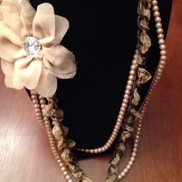 Unique Pearl Vintage Necklace - Picture 3 of 3