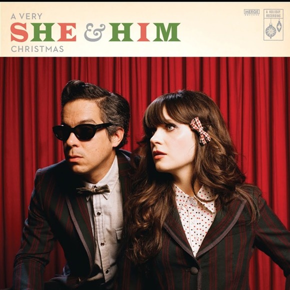 She & Him Christmas poster