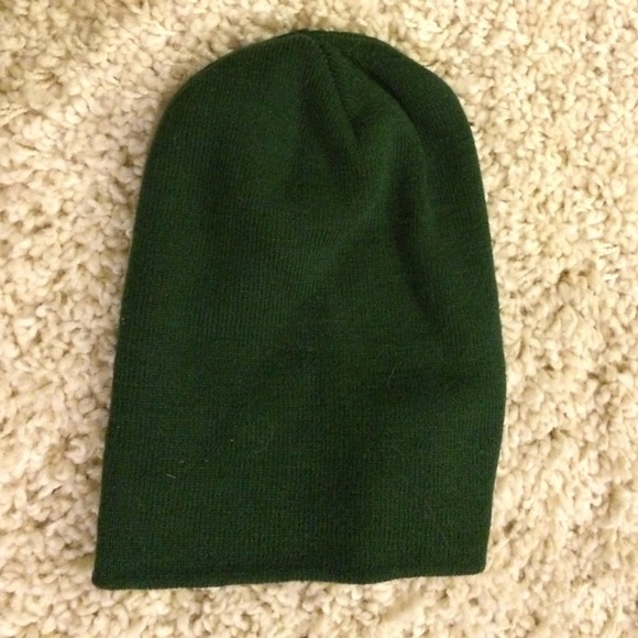 Green beanie